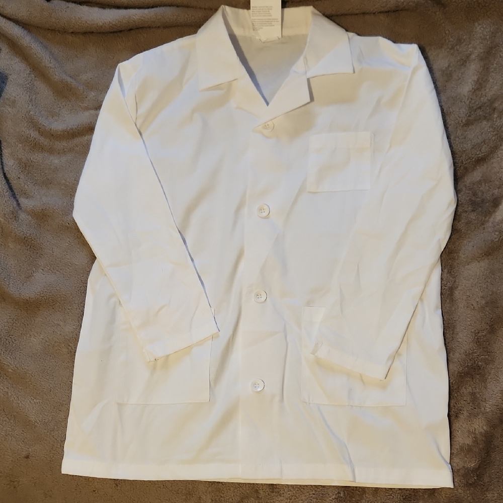 Kids White Lab Coat Size XL (12-14)